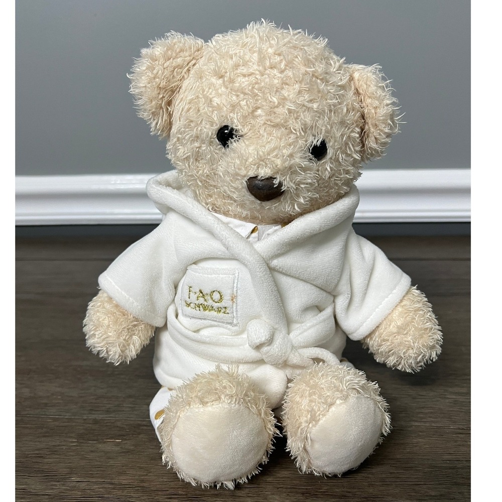 FAO Schwarz Plush Teddy Bear Stuffed Animal‎ SPA Day